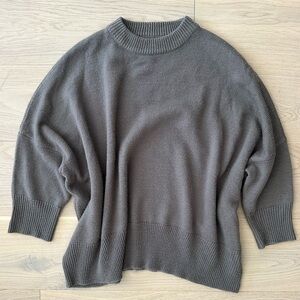 oversized mocha sweater